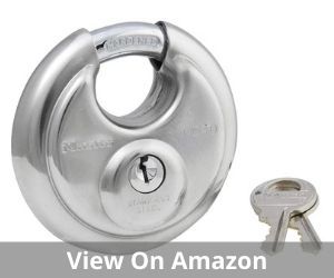 Master Lock 40D Stainless Steel Discus Padlock with Key